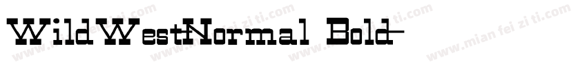 WildWest-Normal Bold字体转换